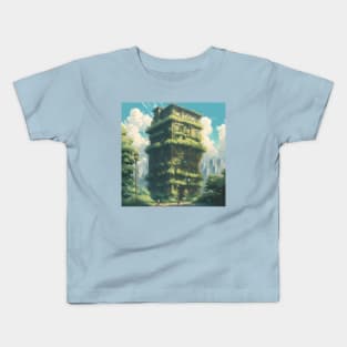 Biopunk tower vegetation Kids T-Shirt